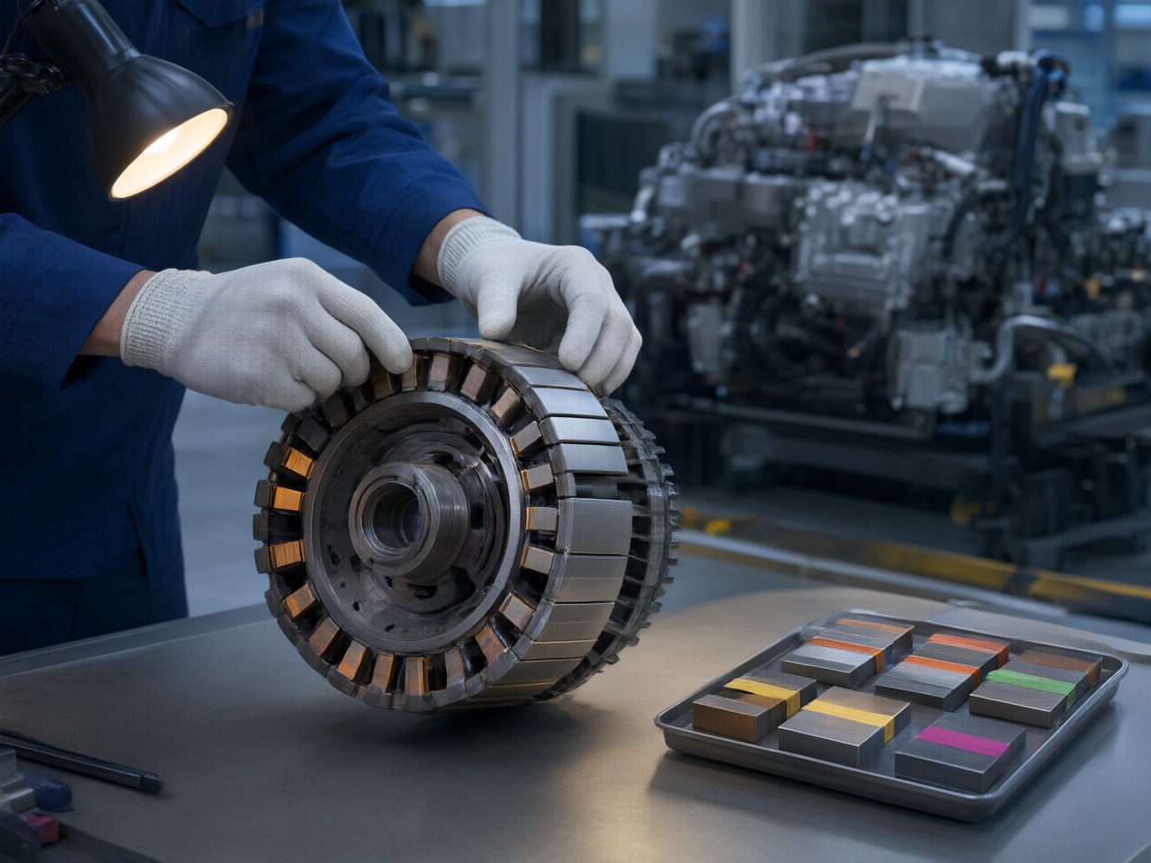 What Magnetic Materials Are Commonly Used in New Energy Vehicle Motors? A Complete Analysis of Drive Motor Magnet Applications / 新能源汽车电机中常用哪些磁性材料？驱动电机磁材应用全解析