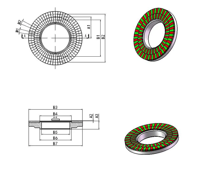 MU150 SMD18-34-5 Technical Drawing