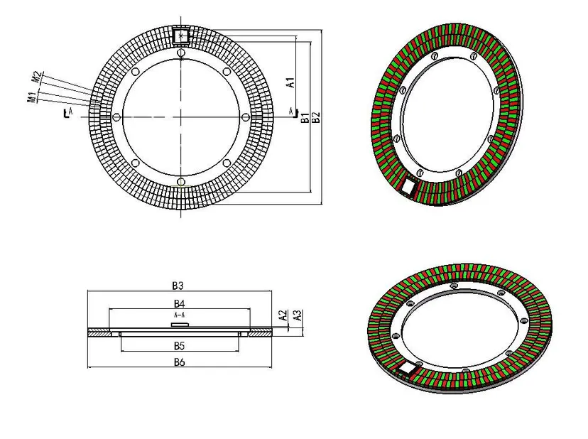 MU128 SMD35-55-2.5 Technical Drawing
