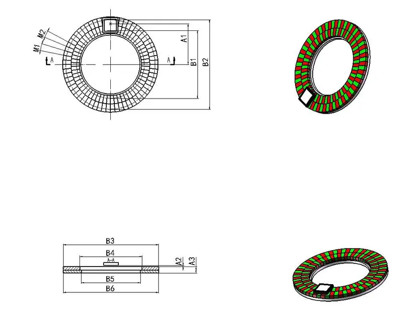 MU150 SMD19.5-31.5-2 Technical Drawing
